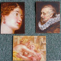 peter paul rubens copies by lala ragimov, oil on panel